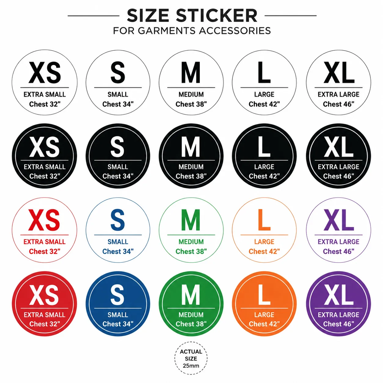 Size Sticker