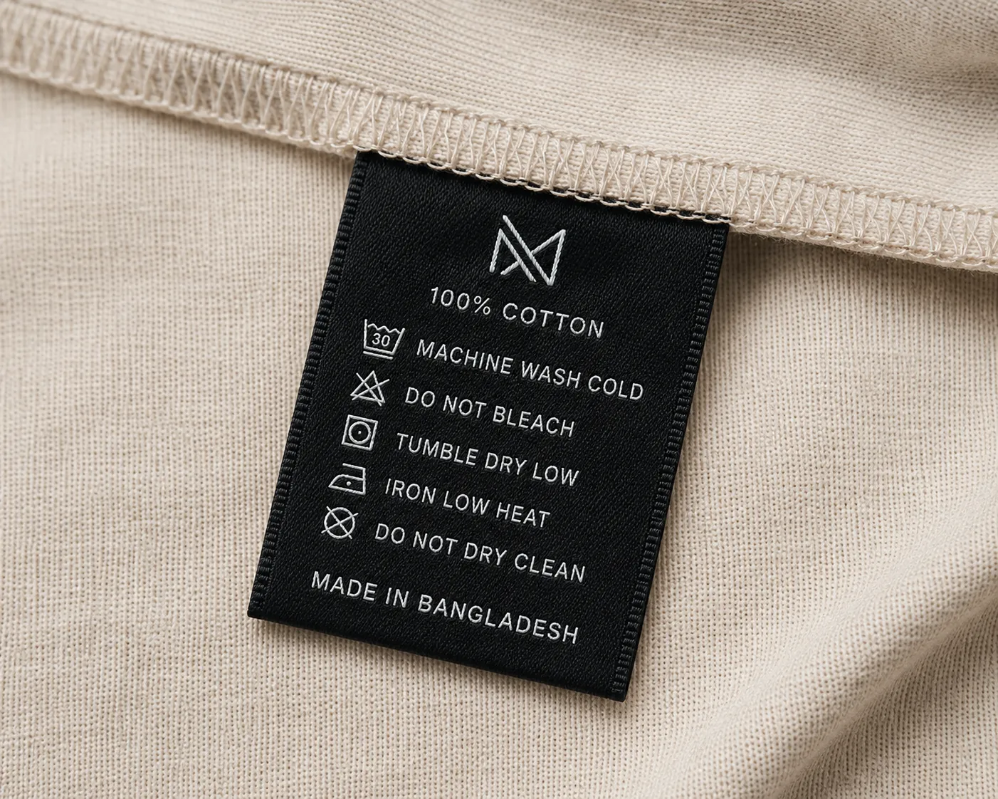 Woven Care Label